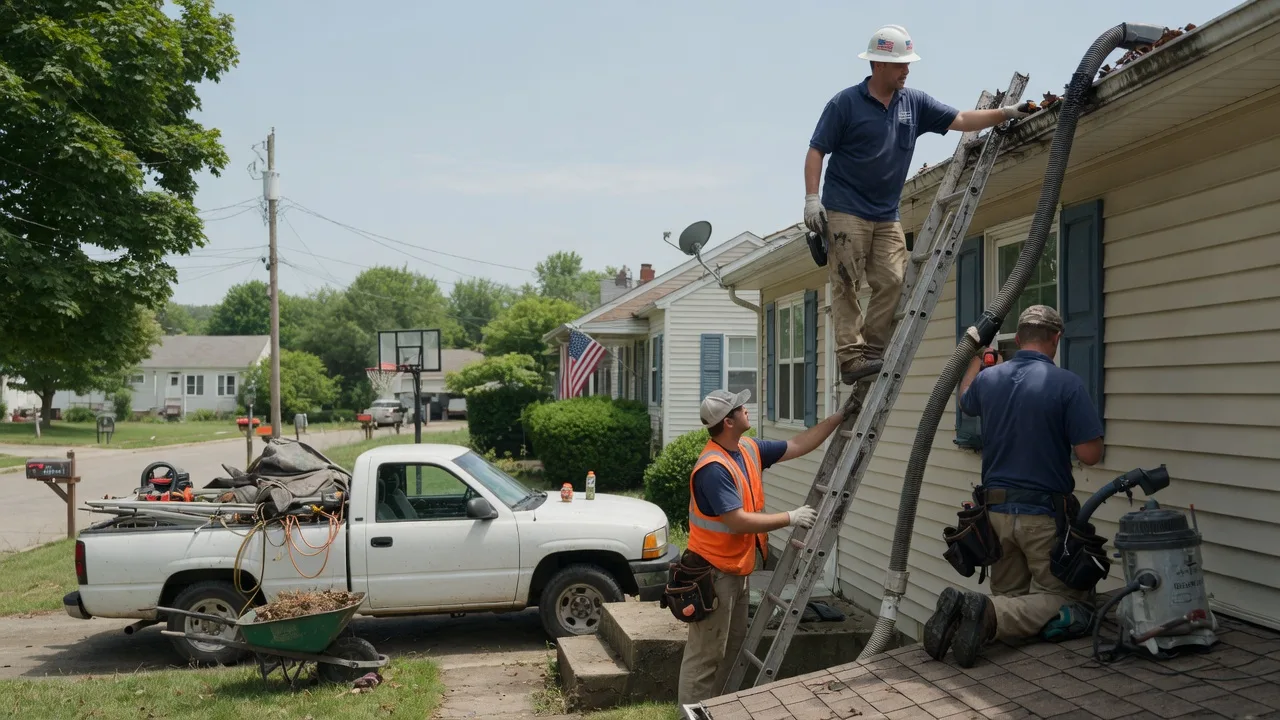 Gutter Installation in Mentcle, PA near me
